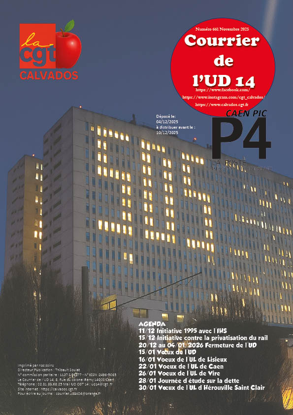 Couverture journal novembre