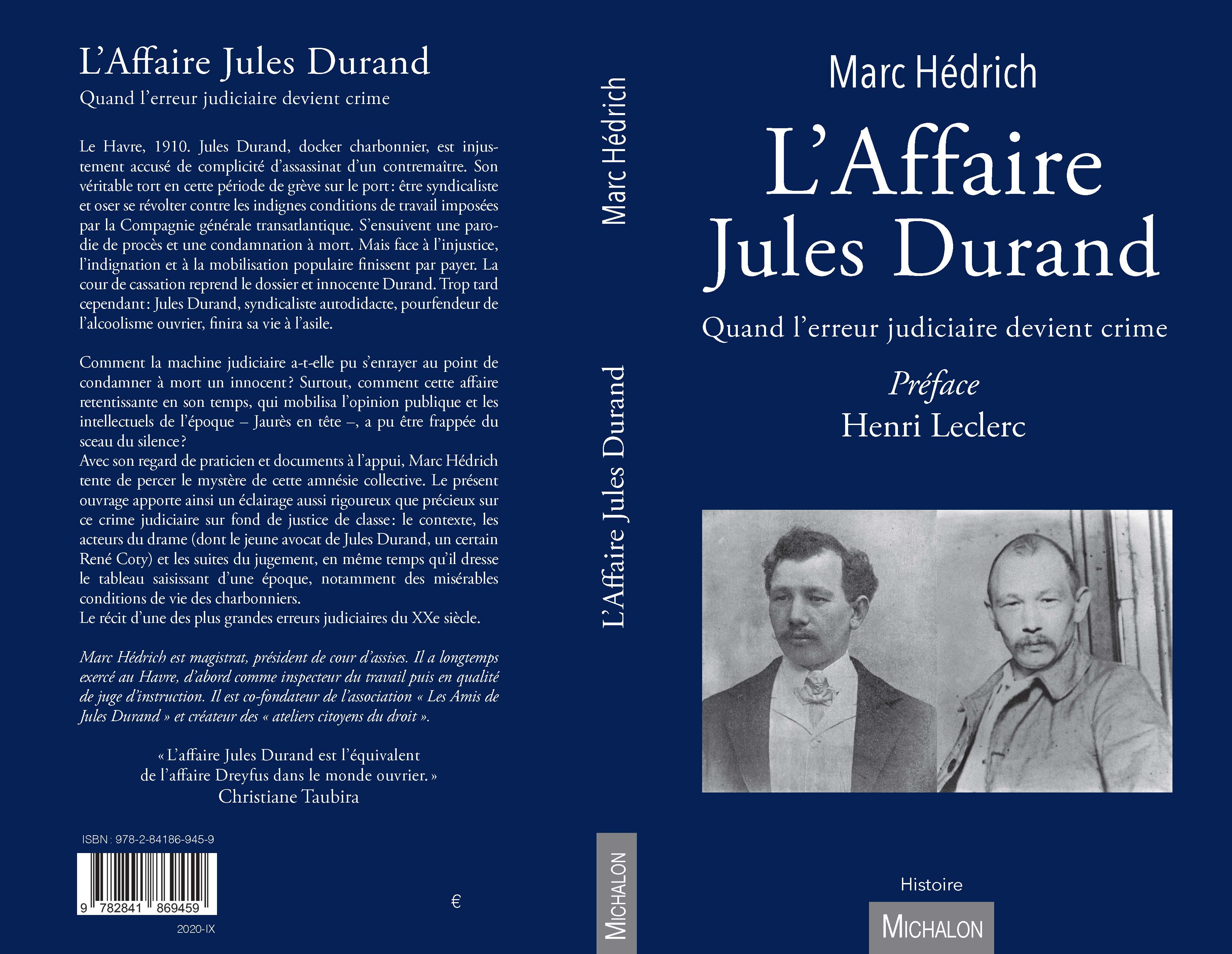 Livre sur Jules Durand