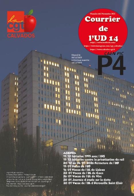 Couverture journal novembre