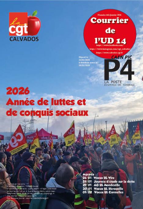 Couverture journal janvier 2026
