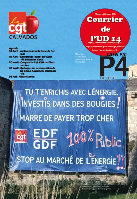 Couverture journal mars 2026